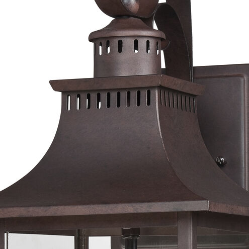 Quoizel CCR8408CU | Chancellor 2 Light 19 inch Copper Bronze Outdoor Wall Lantern