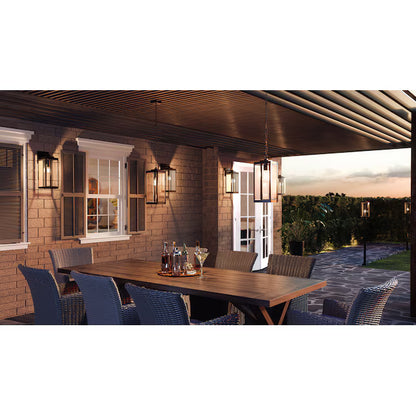 Quoizel WVR8407EK | Westover 1 -Light 20.0-in H Black Hardwired Outdoor Wall Light