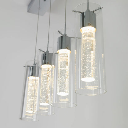Artika OME59B-HD2 | Essence 4-Light LED Pendant in Chrome Finish