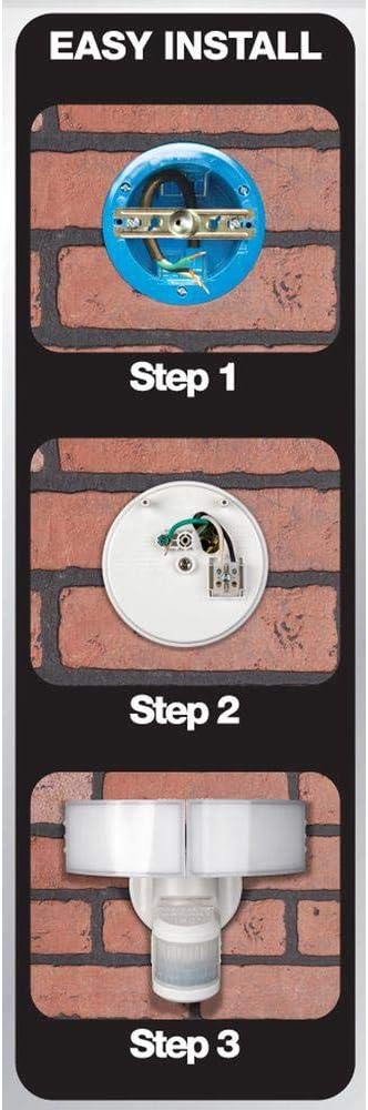 Defiant DFI-5983-WH-G | Defiant LED Motion Security Light