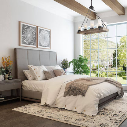 LNC A02988 | Laius 8 -Light Black and Distressed Wood Linear Farmhouse Frosted Glass Linear Large Hanging Kitchen Island Light