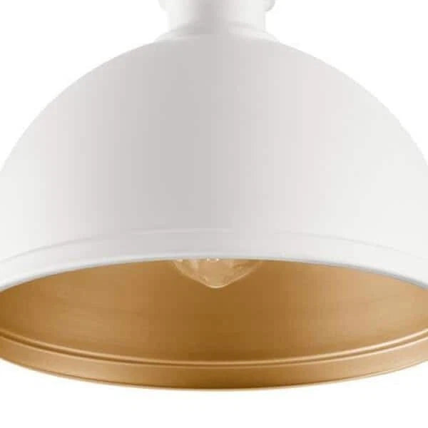 Hampton Bay 65220 | Tallulah 4-Light White Pendant Hanging Light, Dome Kitchen Pendant Lighting