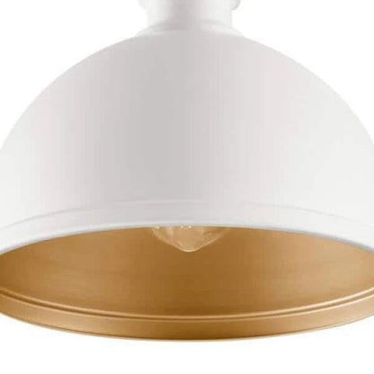 Hampton Bay 65220 | Tallulah 4-Light White Pendant Hanging Light, Dome Kitchen Pendant Lighting