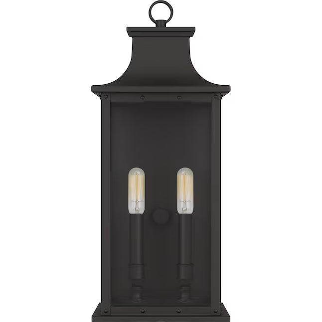 Quoizel ABY8408OZ | Abernathy 2 Light 20" Tall Outdoor Wall Sconce in Old Bronze