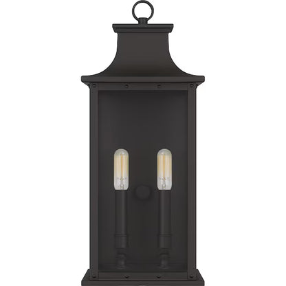 Quoizel ABY8408OZ | Abernathy 2 Light 20" Tall Outdoor Wall Sconce in Old Bronze