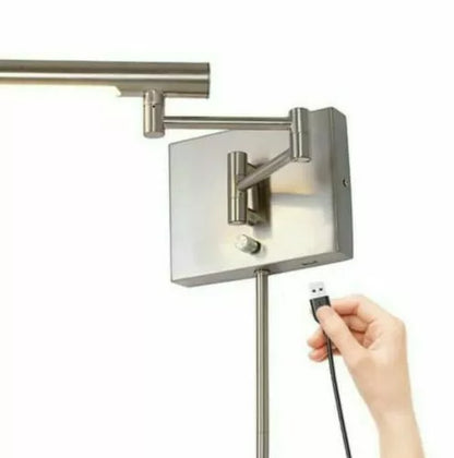 Home Decorators Collection 1002 433 015 | 11-Watt Brushed Nickel LED Dual Wall Mount Wall Sconce