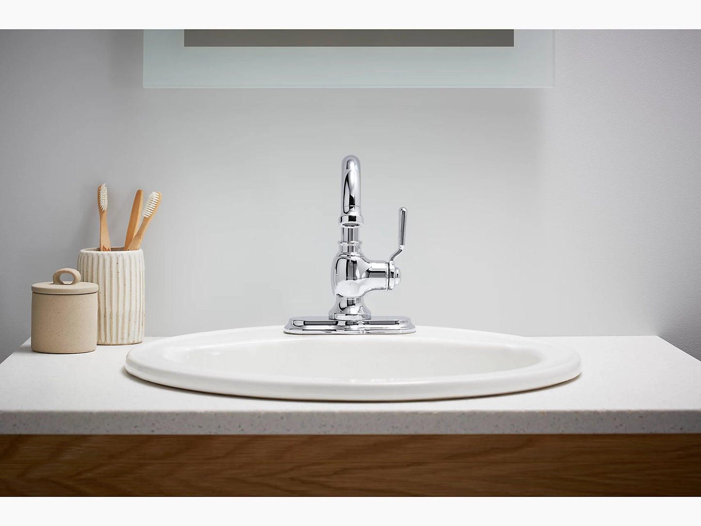 Kolher 27374-4-CP | Sterling Ludington Single-Handle Bathroom Faucet, 1.2 gpm in Polished Chrome