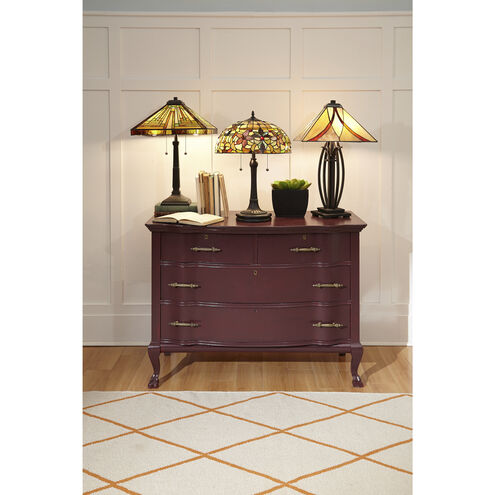 Quoizel TF885T | Stephen 23 inch 75 watt Vintage Bronze Table Lamp Portable Light, Naturals