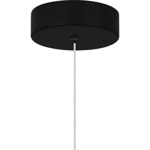Quoizel PCILR1507MBK | Illoria LED 8 inch Matte Black Mini Pendant Ceiling Light