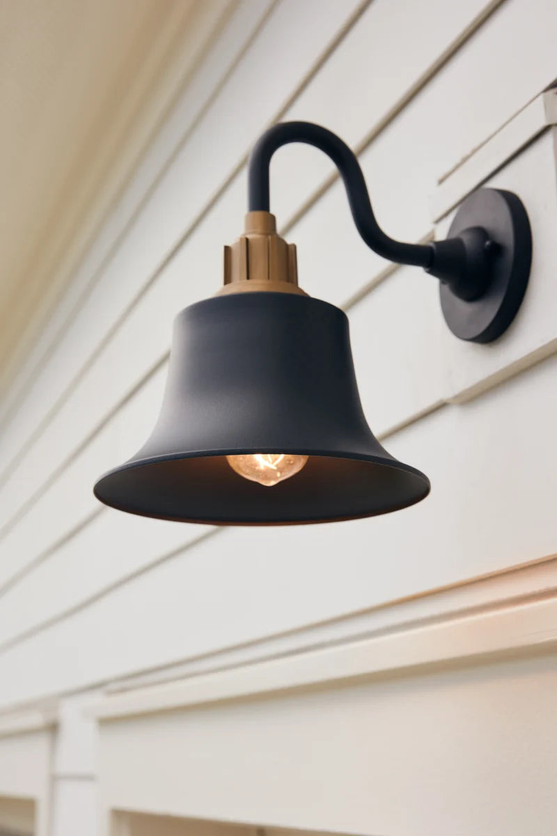 Quoizel NCT8409EK | Nocturne 12" Tall Outdoor Wall Sconce