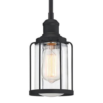 Quoizel LUD1505EK | Ludlow 1 Light 5 inch Earth Black Mini Pendant Ceiling Light
