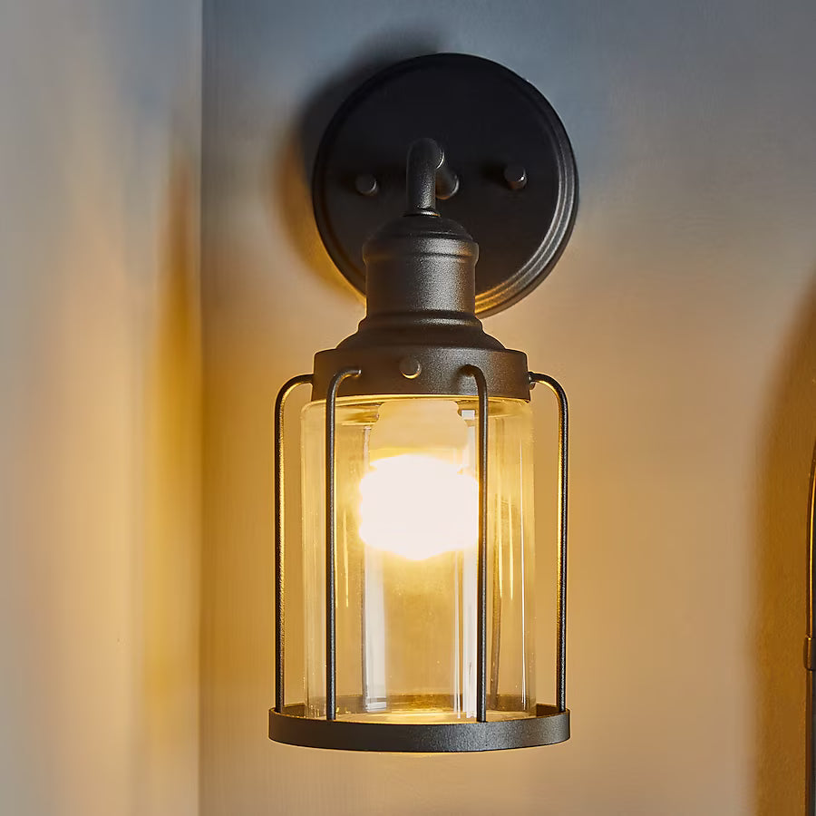 Quoizel LUD8605EK | Ludlow 13" Tall Bathroom Sconce with Clear Glass Shade