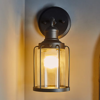 Quoizel LUD8605EK | Ludlow 13" Tall Bathroom Sconce with Clear Glass Shade