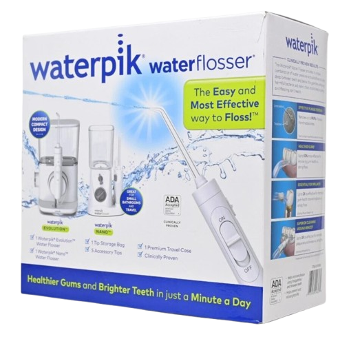 Waterpik WF-07-WP-310 | Evolution and Nano Water Flosser Combo Pack