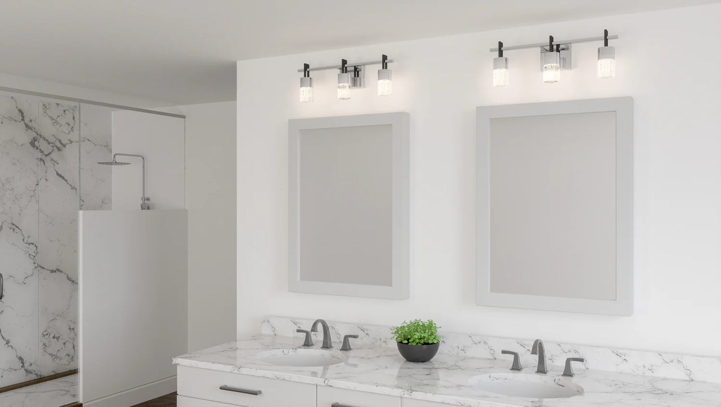 Quoizel PCADA8622C | Adena 3 Light 22" Wide LED Bathroom Vanity Light
