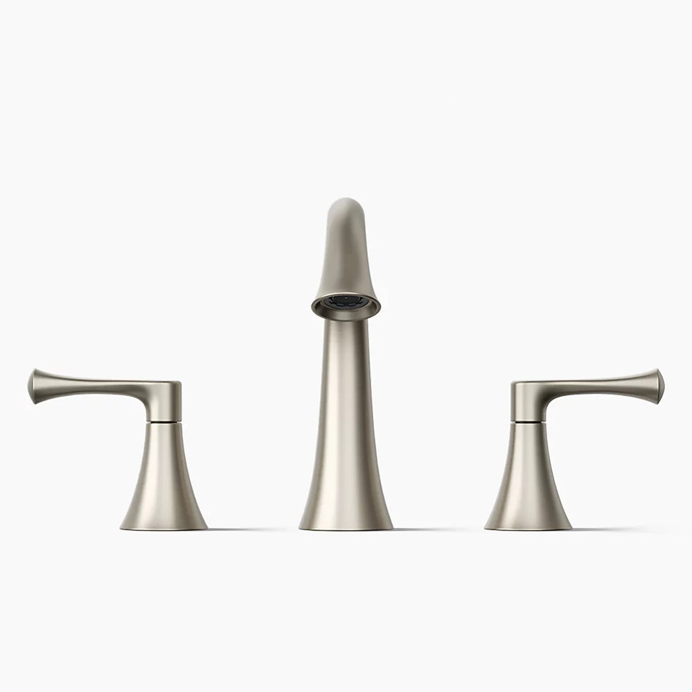Kohler R78047-4D-BN | Lilyfield Widespread Bathroom Sink Faucet, 1.2 gpm in Vibrant Brushed Nickel