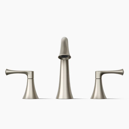 Kohler R78047-4D-BN | Lilyfield Widespread Bathroom Sink Faucet, 1.2 gpm in Vibrant Brushed Nickel