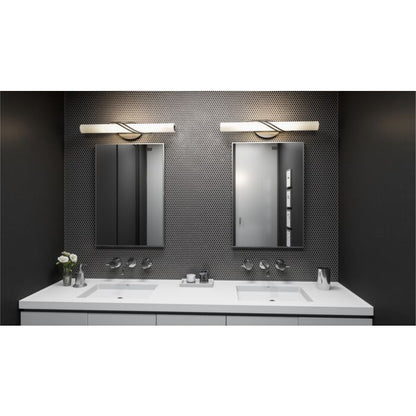 Quoizel PCSQ8525MBK | Serenade 25 inch Matte Black Bath Light Wall Light