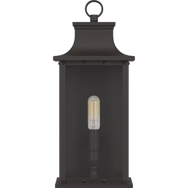 Quoizel ABY84070Z | Abernathy 1 Light 16 inch Old Bronze Outdoor Wall Lantern, Small