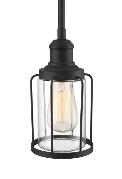 Quoizel LUD1505EK | Ludlow 1 Light 5 inch Earth Black Mini Pendant Ceiling Light
