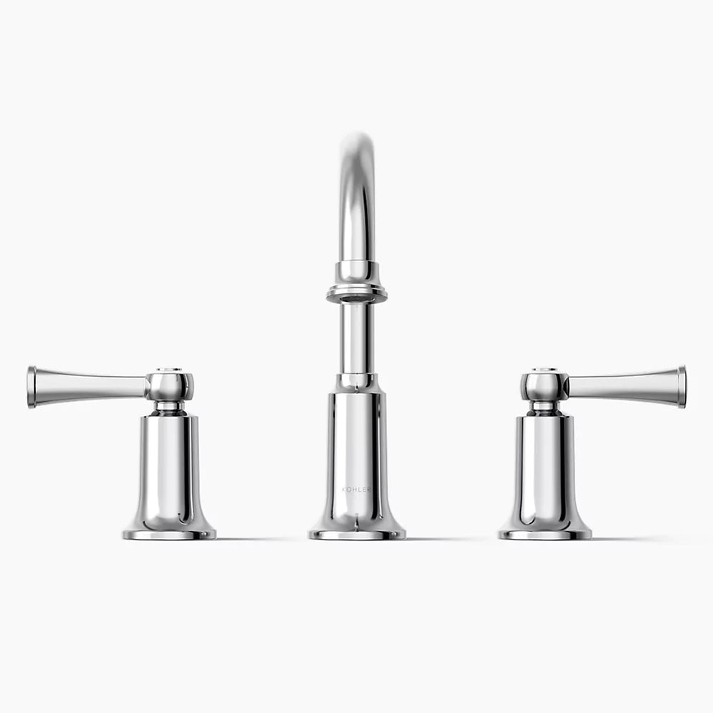 Kohler R21187-4D-CP | Aderlee Widespread Bathroom Sink Faucet, 1.2 gpm in Polished Chrome