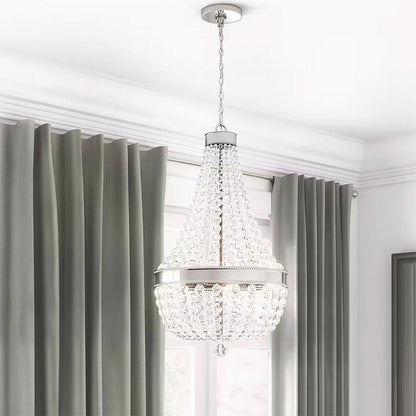 Home Decorators Collection 1001 664 606 | Monticello Park 6-Light Chrome Crystal Chandelier