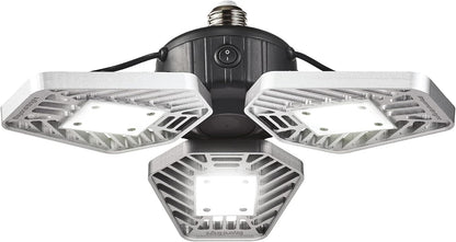 (Open Box) Beyond Bright LED Ultra-Bright Garage Light - 3 Adjustable Panels, Energy Efficient, Easy to Install, Durable and Long-Lasting Light for Garages, Warehouses and More