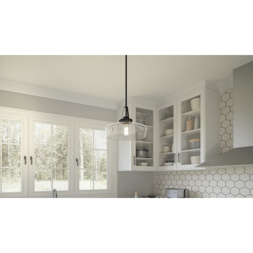 Quoizel QP5584MBK | Haven 1 Light 14 inch Matte Black Pendant Ceiling Light