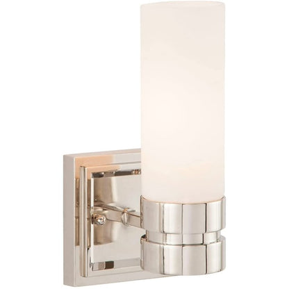 Park Harbor PHVL2101PN | Como Single Light 5" Wide Bathroom Sconce with Frosted Glass Shade