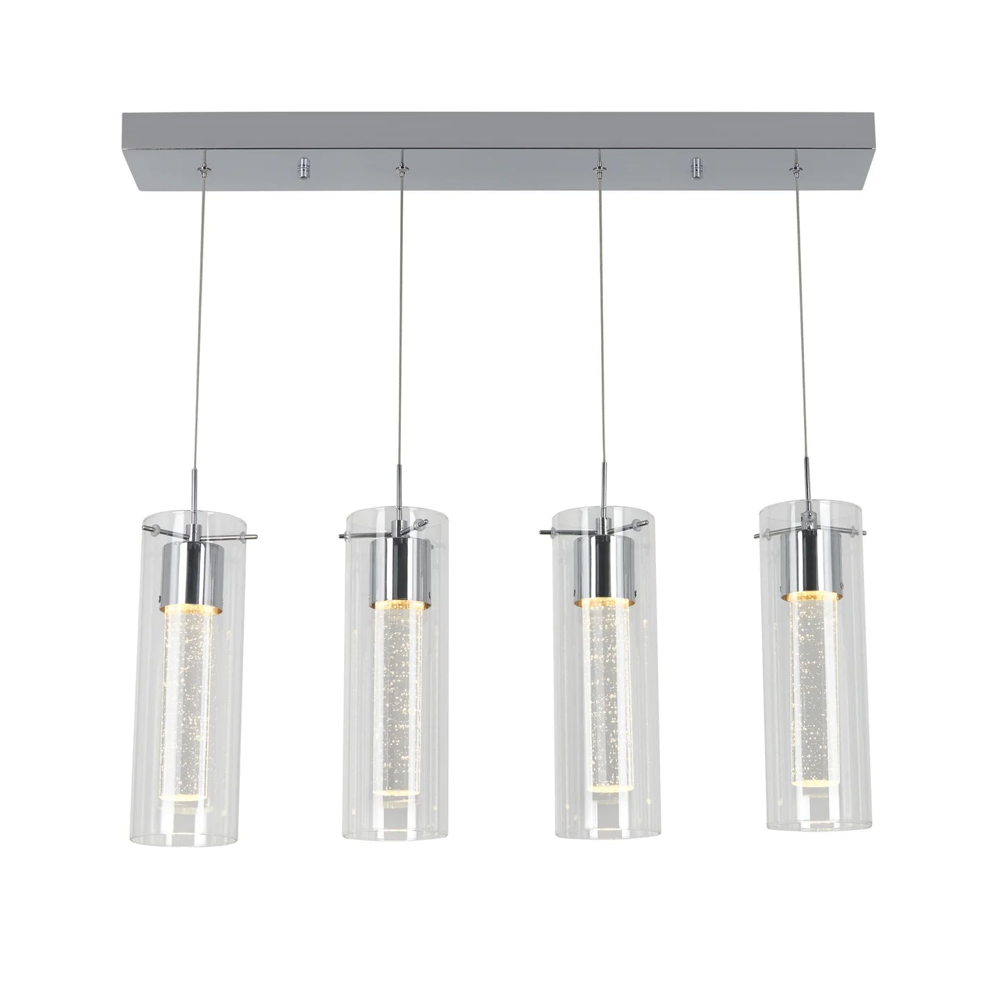 Artika OME59B-HD2 | Essence 4-Light LED Pendant in Chrome Finish