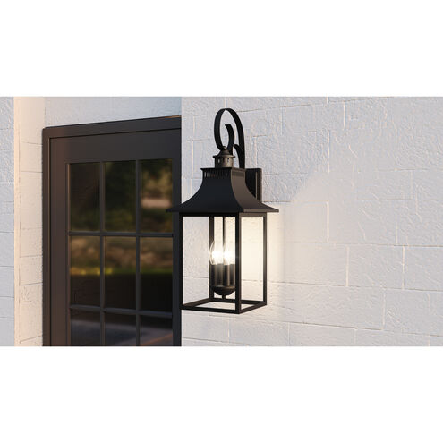 Quoizel CCR8412K | Chancellor 4 Light 28 inch Mystic Black Outdoor Wall Lantern