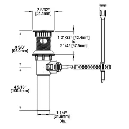 Glacier Bay HD67090W-6B01 | Aragon 4 in. Centerset 2-Handle Low-Arc Bathroom Faucet with Pop-Up Drain in Chrome