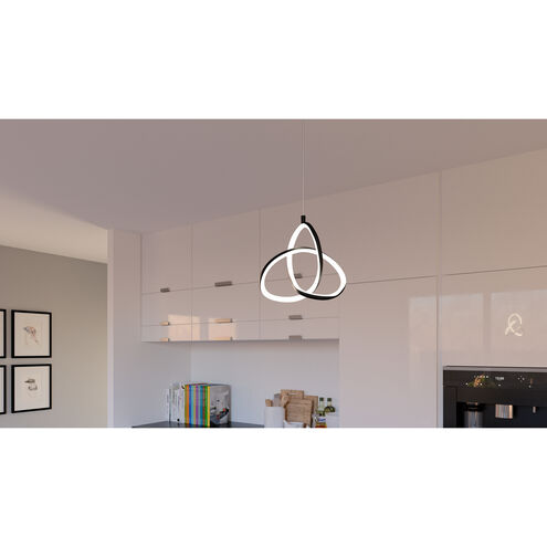 Quoizel PCILR1507MBK | Illoria LED 8 inch Matte Black Mini Pendant Ceiling Light