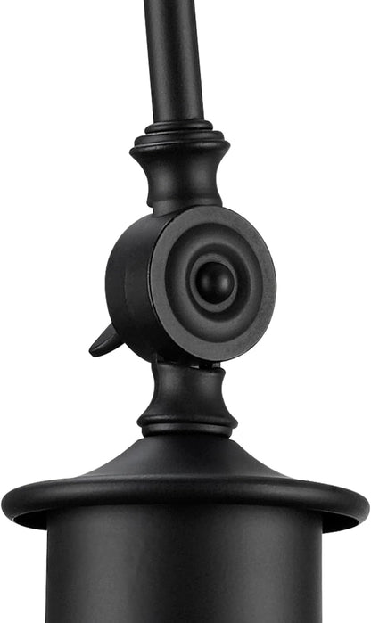 Globe Electric 44095 | Aedan 1-Light Swivel Wall Sconce, Black Finish