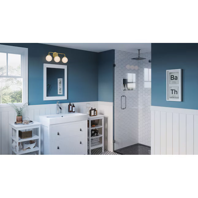 Quoizel LRY8624Y | Landry 3 Light 24 inch Satin Brass Bath Light Wall Light