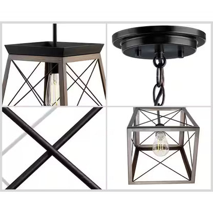 Progress Lighting P50041-020 | Briarwood Collection 1-Light Antique Bronze Kitchen Farmhouse Mini-Pendant Hanging Light
