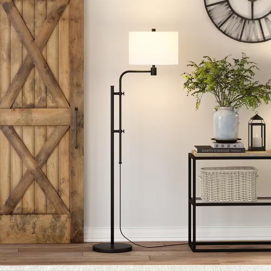 Meyer&Cross FL0370 | Polly 71.5 in. H Adjustable Blackened Bronze Floor Lamp