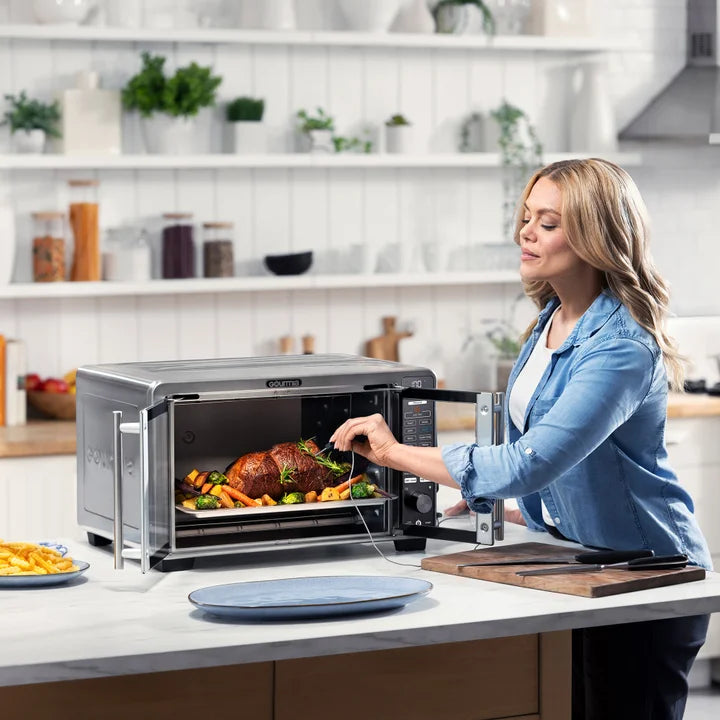 Used Gourmia XL 45 Quart Digital Countertop Oven with Air Fry and Temperature Probe