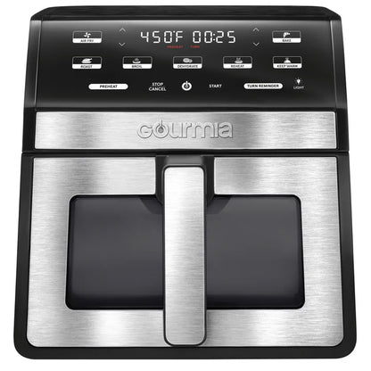 Open box used Gourmia 8-Quart Digital Air Fryer with Window & Light
