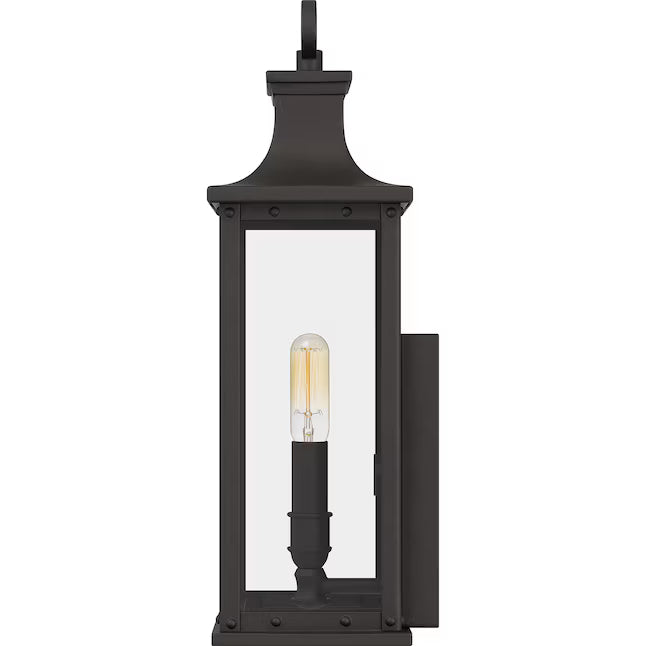 Quoizel ABY84070Z | Abernathy 1 Light 16 inch Old Bronze Outdoor Wall Lantern, Small