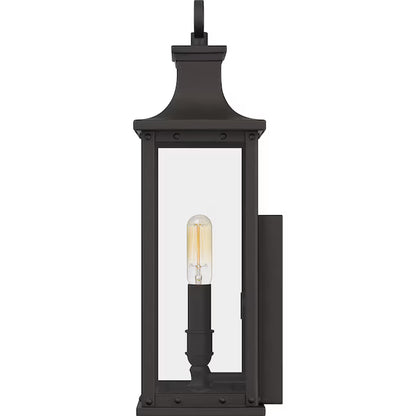 Quoizel ABY84070Z | Abernathy 1 Light 16 inch Old Bronze Outdoor Wall Lantern, Small