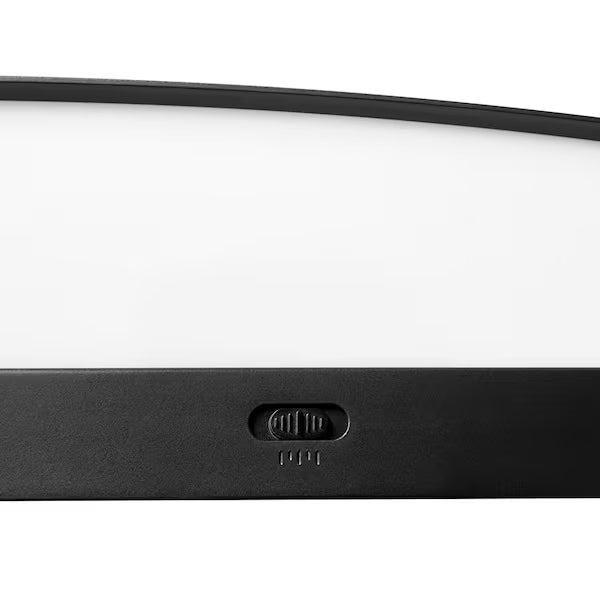 Hampton Bay 1005 784 065 | Woodbury 24.6 in. Matte Black LED Vanity Light Bar