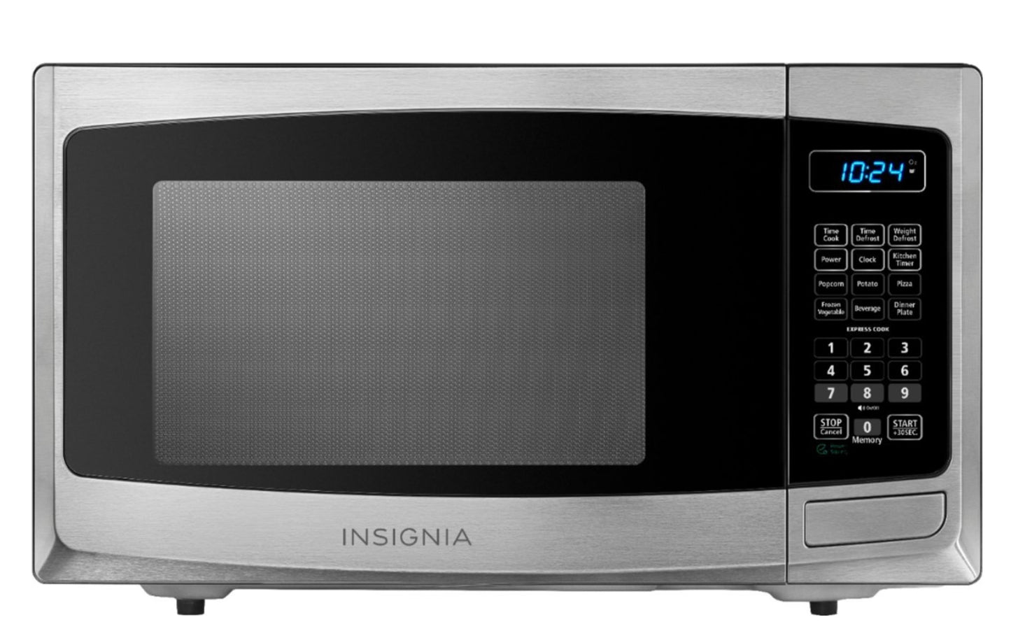 Insignia™ NS-MW09SS8- 0.9 Cu. Ft. Compact Microwave - Stainless Steel