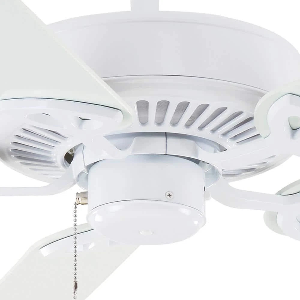 Hampton Bay 1001 320 428 | Farmington 52 in. Indoor Matte White Ceiling Fan