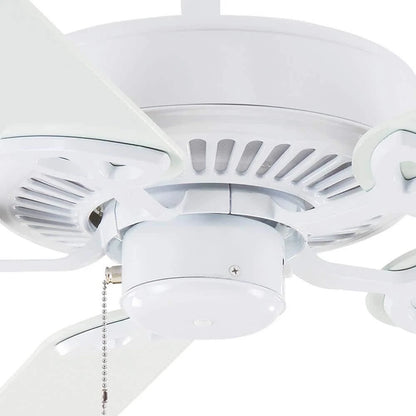 Hampton Bay 1001 320 428 | Farmington 52 in. Indoor Matte White Ceiling Fan