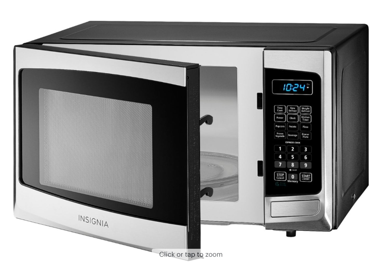 Insignia™ NS-MW09SS8- 0.9 Cu. Ft. Compact Microwave - Stainless Steel