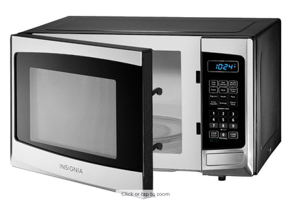 Insignia™ NS-MW09SS8- 0.9 Cu. Ft. Compact Microwave - Stainless Steel