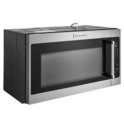 KitchenAid 2-cu ft 1000-Watt Over-the-Range Microwave with Sensor Cooking KMHS120ESS 00912646