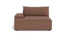 Daphne chaise lounge Pebble Brown
