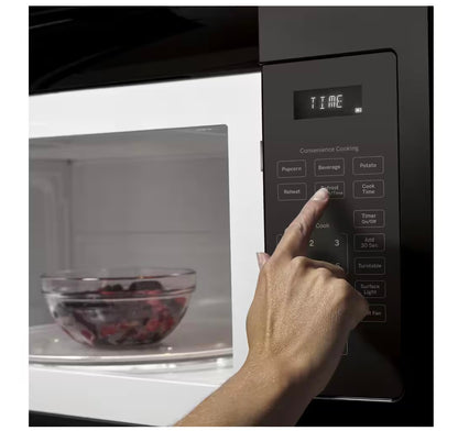 GE Profile JVM3160DF8BB 1.6 cu. ft. Over-the-Range Microwave in Black 9152146
